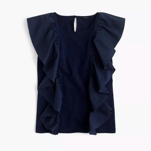 JCrew Ruffle Top